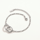 Pulsera Duo Link en Plata de Primera Ley