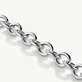 Pulsera Links Loop en Plata de Primera Ley