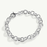 Pulsera Links Loop en Plata de Primera Ley