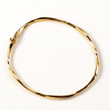 Pulsera Rígida Alena en Plata 925 Bañada en Oro de 18 Kt