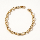 Pulsera Links Petite en Plata 925 Bañada en Oro de 18 Kt