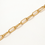 Pulsera Links Clip en Plata 925 Bañada en Oro de 18 Kt