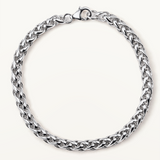 Pulsera Bolden Rolo en Plata de Primera Ley