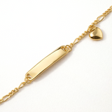 Pulsera Label en Plata 925 Bañada en Oro de 18 Kt