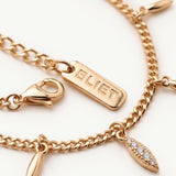 Pulsera Zaria en Plata 925 Bañada en Oro de 18 Kt