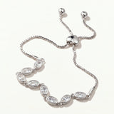 Pulsera Oria Marquise en Plata 925 Bañada en Oro de 18 kt