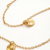 Pulsera Medallas en Plata 925 Bañada en Oro de 18 Kt