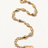 Pulsera Moiré en Plata 925 Bañada en Oro de 18 kt
