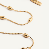 Pulsera Satellite en Plata 925 Bañada en Oro de 18 kt