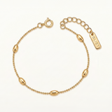 Pulsera Satellite en Plata 925 Bañada en Oro de 18 kt