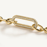 Pulsera Erya en Plata 925 Bañada en Oro de 18 Kt