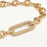 Pulsera Erya en Plata 925 Bañada en Oro de 18 Kt