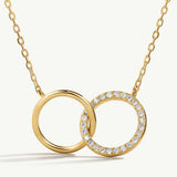 Pulsera Dua en Plata 925 Bañada en Oro de 18 Kt