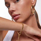 Pulsera Linka en Plata 925 Bañada en Oro de 18 Kt