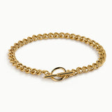 Pulsera Linka en Plata 925 Bañada en Oro de 18 Kt