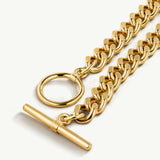 Pulsera Linka en Plata 925 Bañada en Oro de 18 Kt