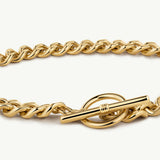 Pulsera Linka en Plata 925 Bañada en Oro de 18 Kt