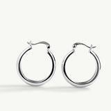 Pendientes Aro Vora en Plata de Primera Ley