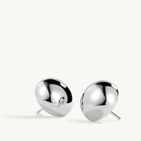 Pendientes Bold Stud Maxi en Plata de Primera Ley