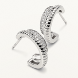 Pendientes Caela Line en Plata de Primera Ley