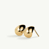 Pendientes Juli 13 mm en Plata 925 Bañada en Oro de 18 Kt