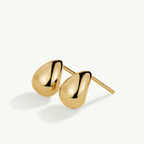 Pendientes Juli 10 mm en Plata 925 Bañada en Oro de 18 Kt