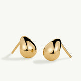 Pendientes Juli 10 mm en Plata 925 Bañada en Oro de 18 Kt