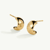 Pendientes Bold Nora en Plata 925 Bañada en Oro de 18 Kt