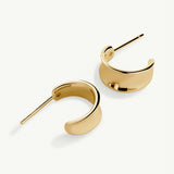 Pendientes Anvil Arc en Plata 925 Bañada en Oro de 18 Kt