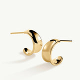 Pendientes Anvil Arc en Plata 925 Bañada en Oro de 18 Kt