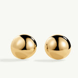 Pendientes Bold Stud Mini en Plata 925 Bañada en Oro de 18 Kt