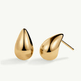 Pendientes Juli 14 mm en Plata 925 Bañada en Oro de 18 Kt