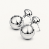 Pendientes Bold Nova en Plata de Primera Ley