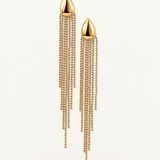 Pendientes Stella en Plata 925 Bañada en Oro de 18 Kt