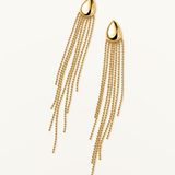 Pendientes Stella en Plata 925 Bañada en Oro de 18 Kt