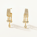 Pendientes Radiance Gala en Plata 925 Bañada en Oro de 18 Kt