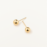 Pendientes Bold Mini en Plata 925 Bañada en Oro de 18 Kt