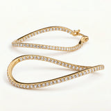 Pendientes Radiance Glow en Plata 925 Bañada en Oro de 18 Kt