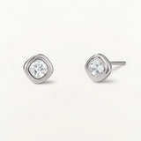 Pendientes Oria Cushion en Plata de Primera Ley