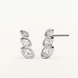 Pendientes Oria Marquise en Plata de Primera Ley