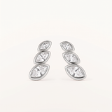 Pendientes Oria Marquise en Plata de Primera Ley