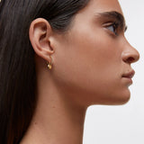 Pendientes Coralia en Plata 925 Bañada en Oro de 18 Kt