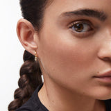 Pendientes Lumis Mini en Plata 925 Bañada en Oro de 18 Kt