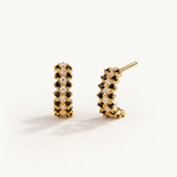 Pendientes Noxen en Plata 925 Bañada en Oro de 18 Kt