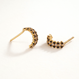 Pendientes Noxen en Plata 925 Bañada en Oro de 18 Kt
