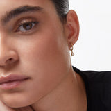 Pendientes Avelia en Plata 925 Bañada en Oro de 18 Kt
