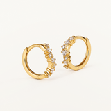 Pendientes Elina en Plata 925 Bañada en Oro de 18 Kt