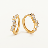 Pendientes Elina en Plata 925 Bañada en Oro de 18 Kt