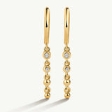 Pendientes Lumis en Plata 925 Bañada en Oro de 18 Kt