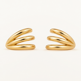 Pendientes Auria en Plata 925 Bañada en Oro de 18 Kt